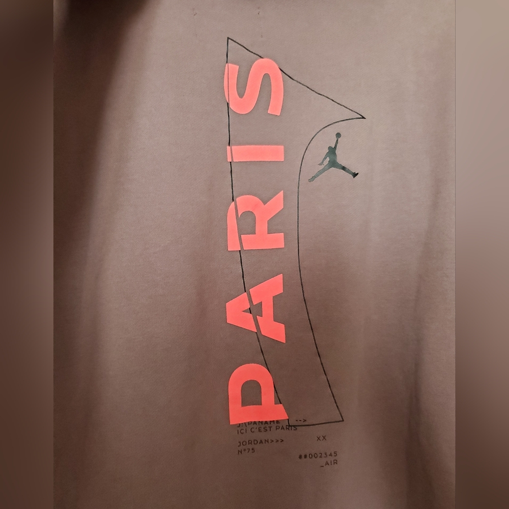 XXL NIKE Men's Air Jordan PSG Hoodie Plum/Purple. - Picture 3 of 7